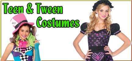 shop junior size halloween costumes for teen and tween girls and boys