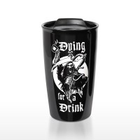 Reaper Gothic Double Walled Travel Mug