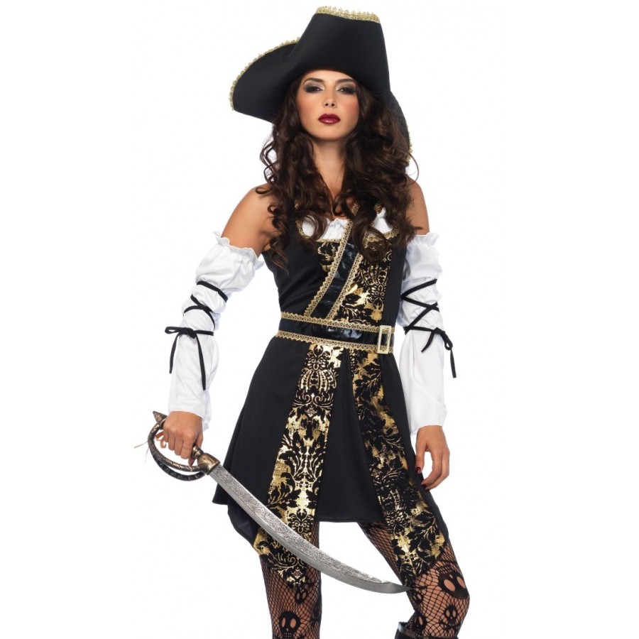 Black Sea Buccaneer Pirate Womens Costume Halloween Costume 3101