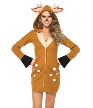 Cozy Fawn Womans Deer Costume