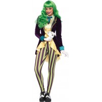 Wicked Trickster Joker Costume for Women