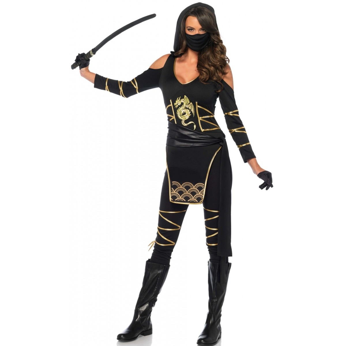 Dragon Ninja Womens Halloween Costume Cosplay Costume