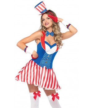 Yankee Doodle Darling Patriotic Womens Costume