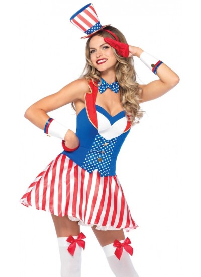 Yankee Doodle Darling Patriotic Womens Costume