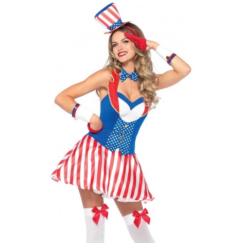 Yankee Doodle Darling Patriotic Womens Costume