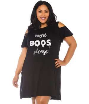 More Boos Plus Size Halloween Party Dress