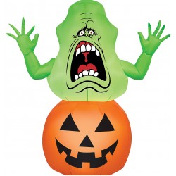 Ghostbusters Slimer in Pumpkin Yard Decoration