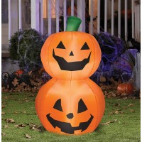 Happy Pumpkins Inflatable with LED Lights