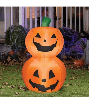 Happy Pumpkins Inflatable with LED Lights