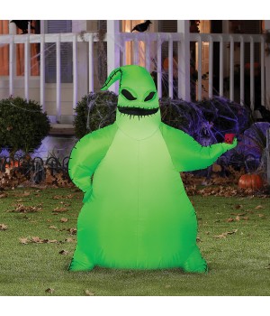 Oogie Boogie Green Airblown Yard Decoration