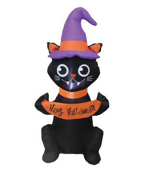 Black Cat Halloween Inflatable