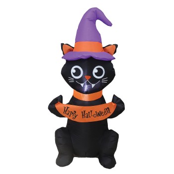 Black Cat Halloween Inflatable