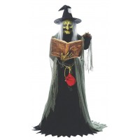 Spell-Casting Witch Animated Halloween Decoration