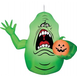 Slimer Ghostbusters Hanging Inflatable Halloween Decoration