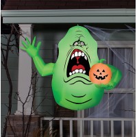 Slimer Ghostbusters Hanging Inflatable Halloween Decoration