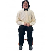 Laughing Man Animated Halloween Life Size Figure