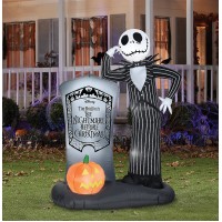 Jack Skellington Tomb Yard Decoration