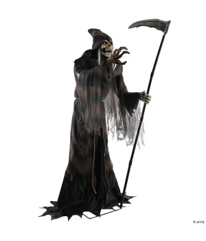 Lunging Reaper Life Size Animated Halloween Prop