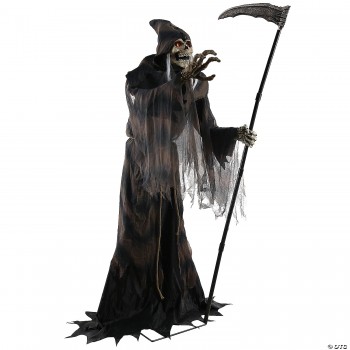 Lunging Reaper Life Size Animated Halloween Prop