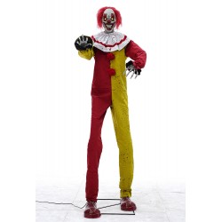 Pesky the Clown Animated 7 Foot Halloween Decoration