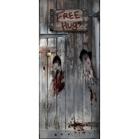 Free Hugs Zombie Door Cover