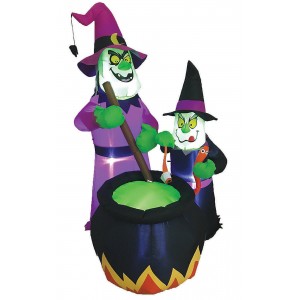 Witches Brew Outdoor Inflatable Halloween Decor