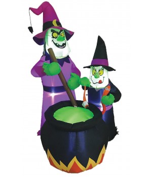 Witches Brew Outdoor Inflatable Halloween Decor
