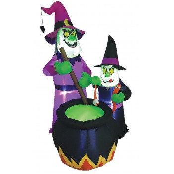 Witches Brew Outdoor Inflatable Halloween Decor