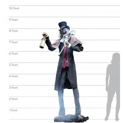 Graveyard Host 8 Foot Animated Halloween Decoration