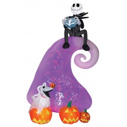 Nightmare Before Christmas Airblown Projection Yard Decor