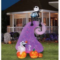 Nightmare Before Christmas Airblown Projection Yard Decor