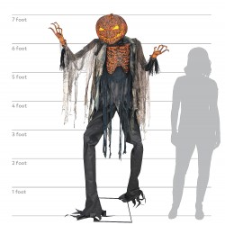 Scorched Scarecrow Animatronic Halloween Prop