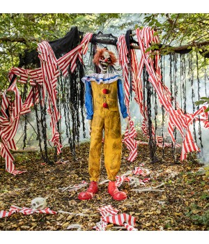 Twitching Clown Animated Halloween Decoration