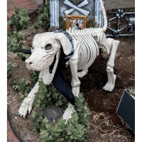 Beagle Bonez Dog Skeleton Creepy Decoration