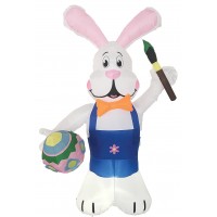 Easter Bunny with Egg Yard Decoration