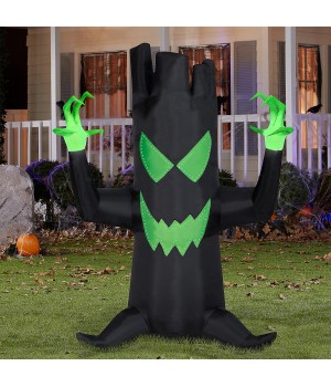 Black Tree with Lights Inflatable Yard Decoration