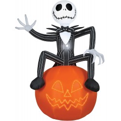 Jack Skellington Airblown Outdoor Halloween Decoration