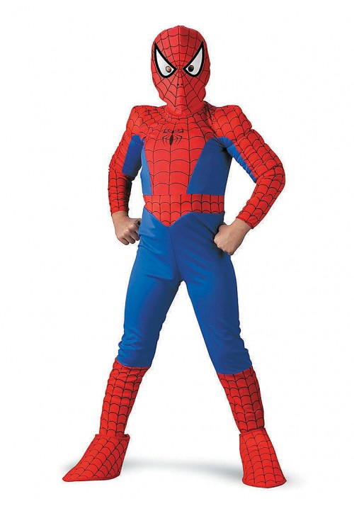 Spiderman Comic Deluxe Kids Costume