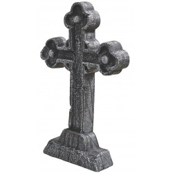 Celtic Cross Tombstone Halloween Decoration