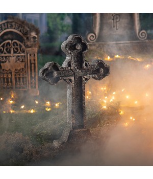 Celtic Cross Tombstone Halloween Decoration