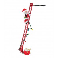 Climbing Santa Animated Christmas Decoration