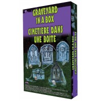 Graveyard in a Box Halloween Decoration Set