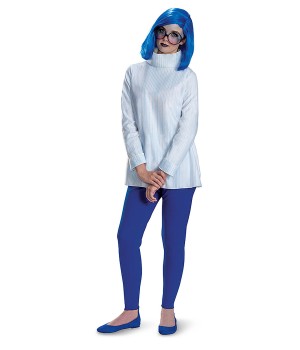 Blue Sadness Women's Inside Out Costume - Large