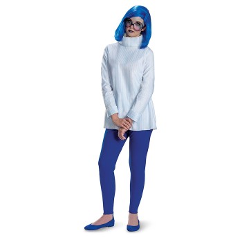 Blue Sadness Women's Inside Out Costume - Medium