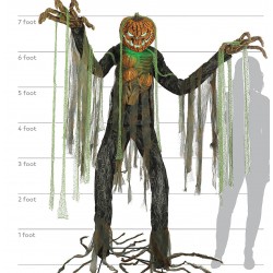 Root Of Evil Animated Scarecrow Decoration