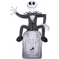 Jack Skellington Tombstone Halloween Decoration