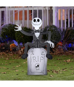 Jack Skellington Tombstone Halloween Decoration