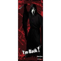 Ghost Face Spooky Scream Door Cover