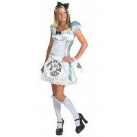 Alice in Wonderland Cosplay Costume for Teens