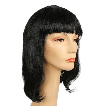 1940s Page Style Wig - Black